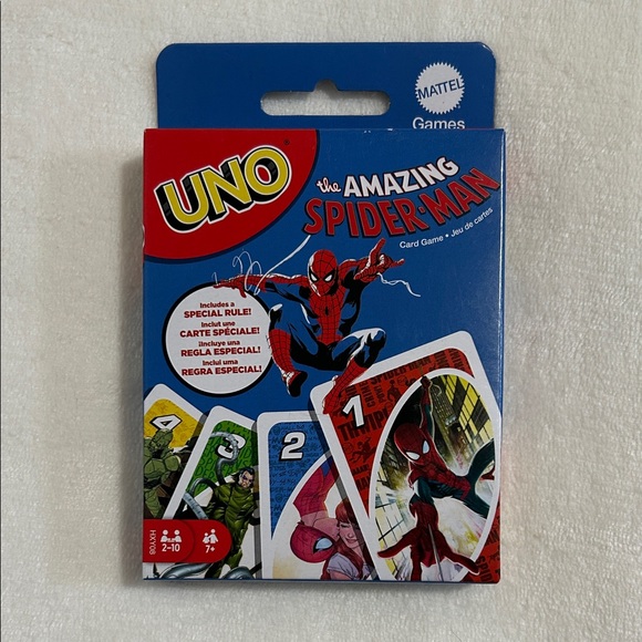 Other - UNO The Amazing Spider-Man Card Game - Blue Packaging